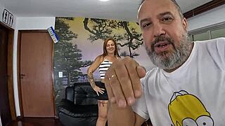 por trás das câmeras com marcelle pimenta, featuring big clit and wet pussy