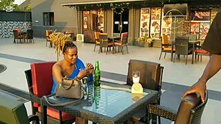 honryblack porn1 - ebony sex goddess meets naija pornstar for exclusive bar fun 😘