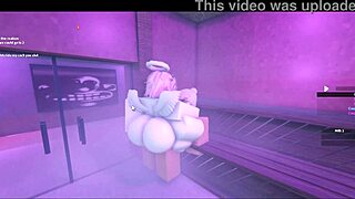 I relax in the sauna with a hot lady