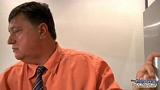 Sexy Hot Teen Gives Best Blowjob To Grandpa And Rides His Cock With Tight Young Pussy Then Swallows Cum