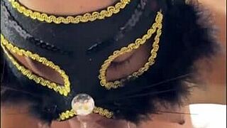 Neighbor's visit turns into a facial surprise