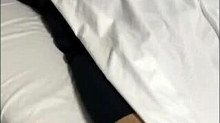 Neighbor's visit turns into a facial surprise