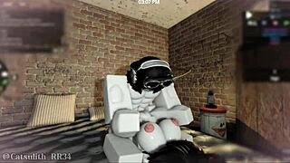 pounding big ass sex with follower