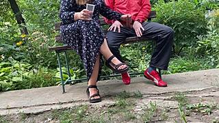 Mother-In-Law's Job To Make Me Cum With Detailed Handjob And Flashing