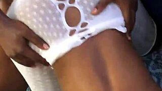 Hot amateur couple shares romantic moment on chia.