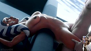 Gamora Gets Her Tight Green Ass Fucked Ahsoka Gets Her Bald Pussy Fucked To Become A Jedi