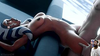 Gamora Gets Her Tight Green Ass Fucked Ahsoka Gets Her Bald Pussy Fucked To Become A Jedi