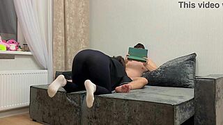 russian students with dirty talk and deepthroat blowjobs