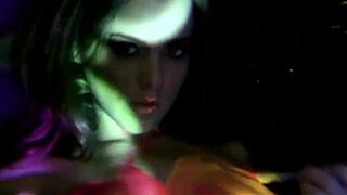 busty natasha nice films a fun black light video