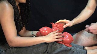 Two demons face to face i ate the cum coming out of her dolls mouth xattlalust