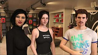 brunette ass in erotic game