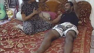 Indian bhabhi has sex with her college devar after spotting his big dick