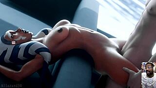 Gamora Gets Her Tight Green Ass Fucked Ahsoka Gets Her Bald Pussy Fucked To Become A Jedi