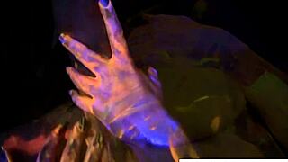 busty natasha nice films a fun black light video