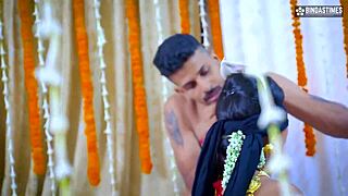 Newly married bhabhiji gets blindfolded fuck from devar in full movie