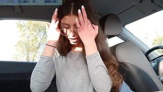 Teen Fucks Car Perfect Ass Blowjob Public Facial Shanaxnow