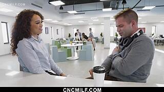 employees fuck anyone in freeuse office 😈 - cncmilf