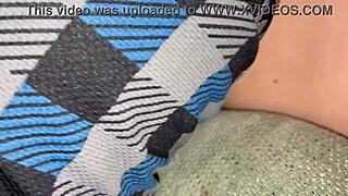 18 Year Old Blonde Gets Double Creampie