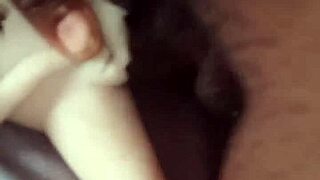 After watching porn with my girlfriend she left for a call leaving me with my sex doll!