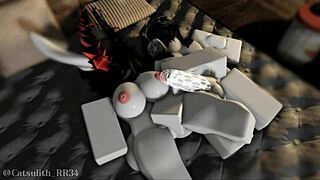 pounding big ass sex with follower