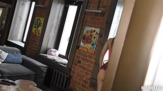 Accidentally fucked step sister's round-assed friend