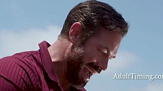 Poolside fun with danae mari gi joey flashing and using toys for hidden orgasms.