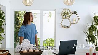 Masseuse Gives Stepson Nuru Fucking, Realizes Too Late