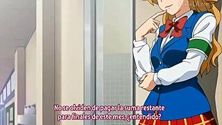 The brown schoolgirl is getting fucked by students in the bathroom, you know?