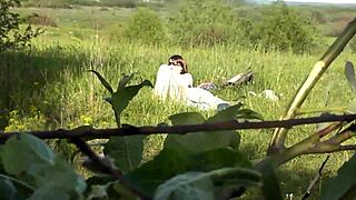 mature milf solo on wild beach, naked outdoors