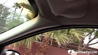 Sexy girl gets to suck his hard pecker