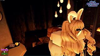 fucking candy in her cosplay bunny outfit ro-cons