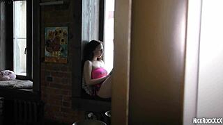 Accidentally fucked step sister's round-assed friend