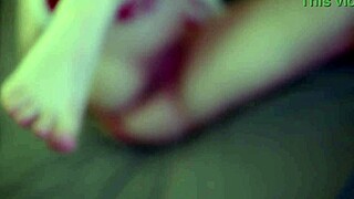 Lewd wench pegs paramours, gets cum