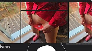 Step Sister Helps Step Brother Cum Quickly in Her Panties While Step Mom Waits in Car