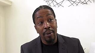 Watch that monster cock stretch the hot cougar's big tits.