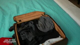 Step Mom Kymber Leigh Awakens Beside Step Son in Family Roleplay