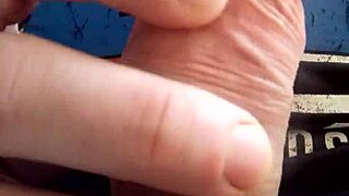 Enjoy this soft handjob on a big cock!