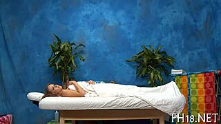 Massage Scene In A Relaxing Movie Setting