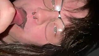 I, the chubby goth, take my man's cock