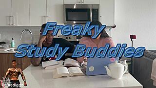 Latina BBW gets dicked down for being a great study buddy!