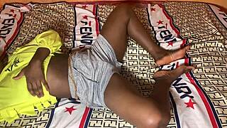 Young african ebony gets fucked in her nicker hd 😍