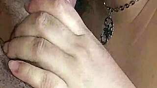 blindfold your eyes, today you're gonna eat my dick in this homemade pov