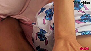 Stepfather catches stepdaughter watching TV in sheer outfit