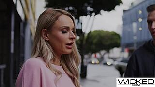 Beautiful Blondes Emma Hix and Blake Blossom Get Dicked Hard