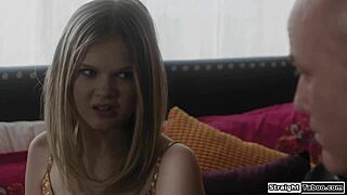 Stepdaughter Gets Chastity Belt Put On By Concerned Stepdad!