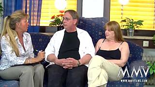 Mmv Films Petra Gives Handjob In Amateur European Group Scene