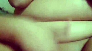 Latina pornstar shows off her natural tits while masturbating her pussy, feeling so horny and ready for cock