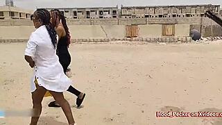 We had some 18+ fun at the beach, but I had to fuck that sexy ass back at the crib