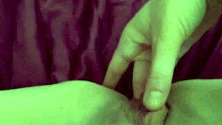 Horny milf intensely fingers her wet pussy in pov