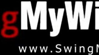 Gorgeous Blonde Swinger Wife Gets Fucked By Stranger In Intense Moment